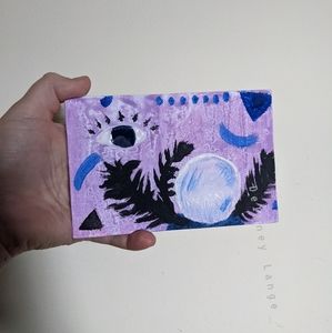 Abstract painting homemade acrylic